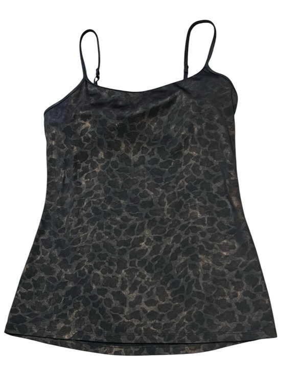 Express Tops - Express Brown Leopard Print Spaghetti Adjustable Strap Cami Bra Liner Small